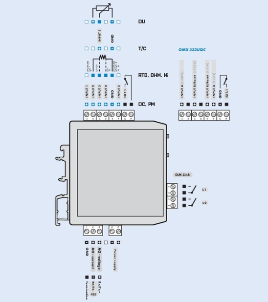 Đấu dây tín hiệu cho bộ chuyển đổi Pt100 3 dây ra 4-20mA