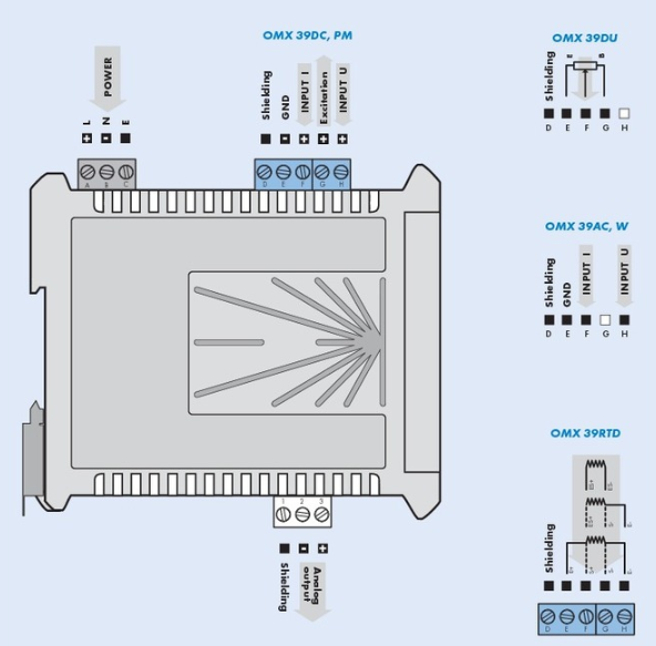 Đấu dây cho bộ chuyển đổi 0-5A AC ra 4-20mA