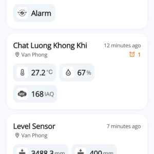 xem mức nước bể ngầm trên điện thoại