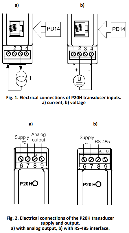 dấu dây tín hiệu cho bộ transducer điện áp dc p20h