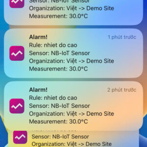 tin nhắn cảnh báo trên app điện thoại