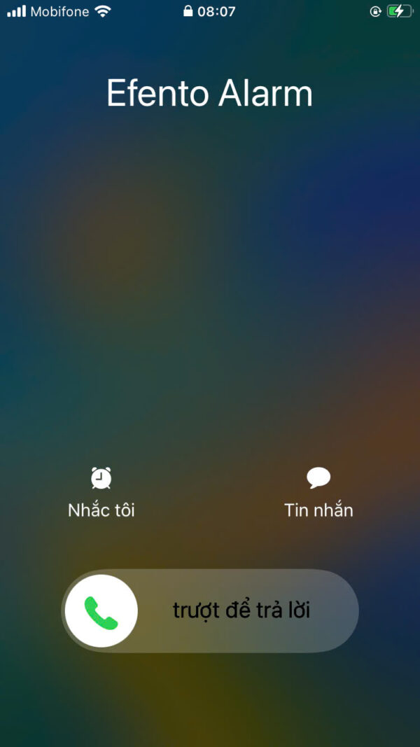 cảnh báo qua cuộc gọi call