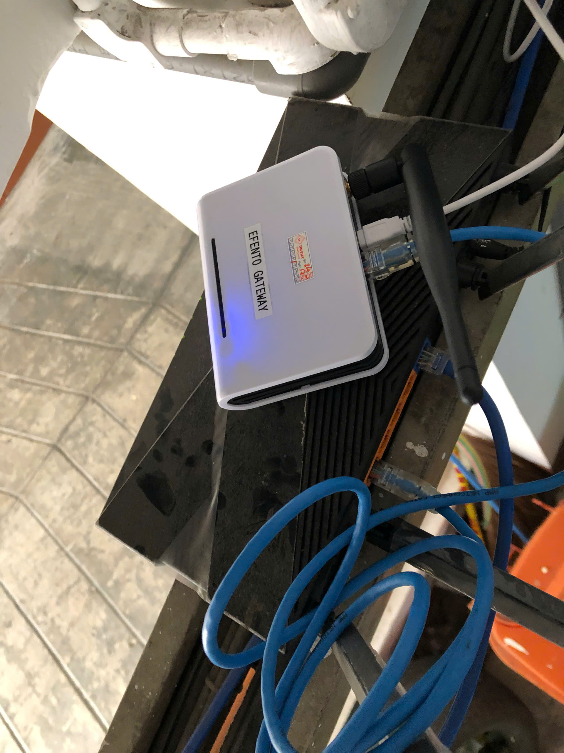 lắp đặt efento gateway