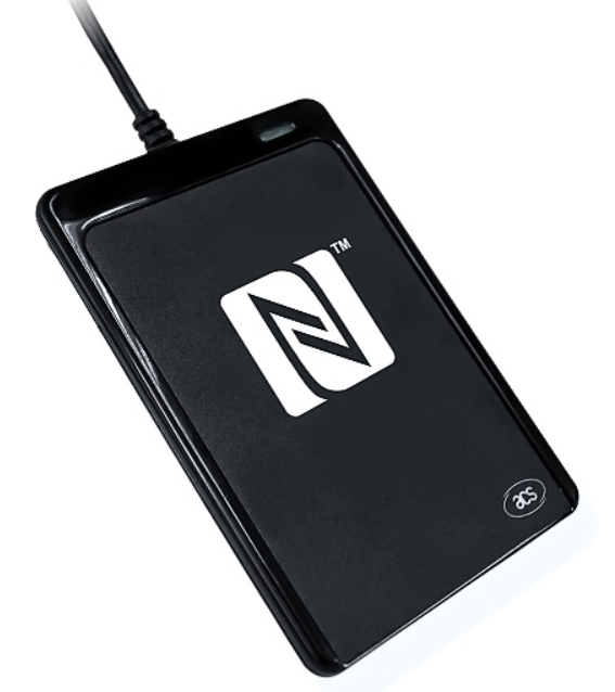 đầu đọc NFC kết nối với máy tính