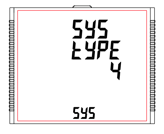 màn hình cài đặt mô hình hệ thống điện cho đồng hồ